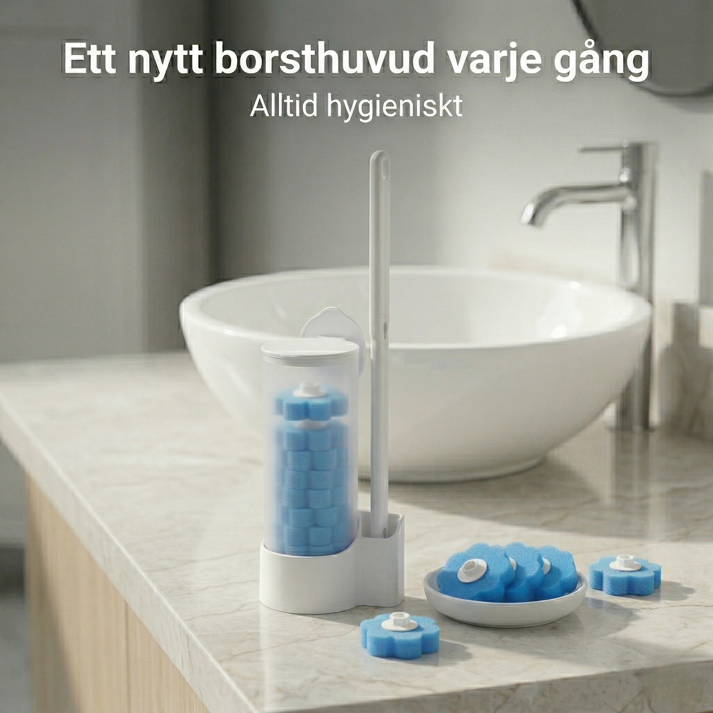 Flushly – Hygienisk toalettborste
